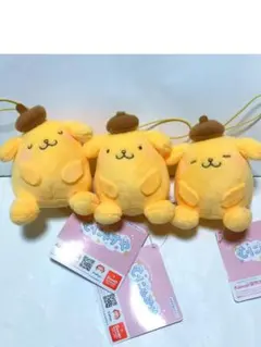 サンリオキャラクターズ むにゃすやマスコット ポムポムプリン 全3種