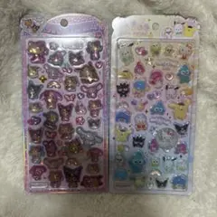 正規品 うるちゅるポップシール サンリオ 日焼けキティ 集合