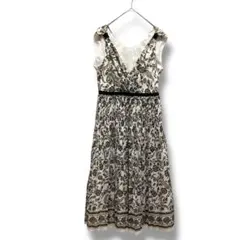 COMME CA ISM ノースリーブワンピース Lサイズ　花柄　タンクトップ