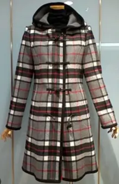 【美品】  Yorkland ヨークランド チェック柄 ダッフルコート 美品】 Yorkland ヨークランド チェック柄 ダッフルコート 2025