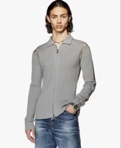 DIESEL K - LIPSI KNITWEAR GRAVEL GREYのサムネイル