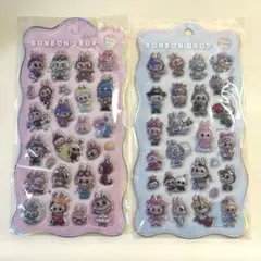 ラブブシール2枚セット　④ぷくぷくシール