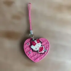 ハローキティ ハート型 ストラップ
