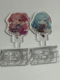 プロセカ　セカライ　ミニキャラアクリルクリップスタンド　桃井愛莉　日野森雫