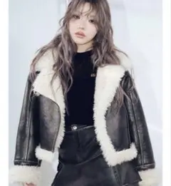 ムートンジャケット ショート