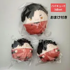 ハイキュー 黒尾鉄朗 ぬいくじ くじメイト D賞 E賞 3個セット おまけ付き