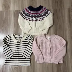 90 95 カットソー　セーター　3点