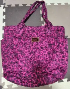 Marc Jacobs ピンク レオパード トートバッグ