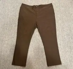 メンズ ブラウン カジュアル シンプル　キングサイズ　パンツ