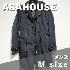 最終値下げ！ABAHOUSE アバハウス スタンドカラーコート ブラックのサムネイル