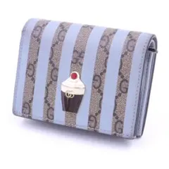 美品！GUCCI グッチ 折り財布 GGマーモント アイスクリーム柄