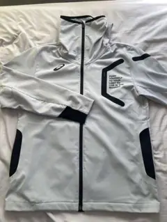【asics】LIMO ストレッチクロスフーデッドジャケット◆Sサイズ
