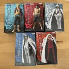 【5体セット】ワンピース ハイスペックカラーリングフィギュア エース マルコ 他