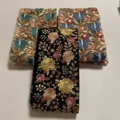 l*5様 インド刺繍リボン 各1mずつ