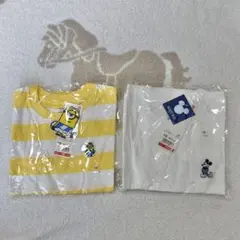 【SALE品未開封/まとめ売り】男の子女の子 ユニクロ 半袖110size 2枚