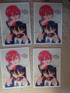 ガンダム　ジークアクス　映画　特典　4枚セット　マチュ　ニャアン