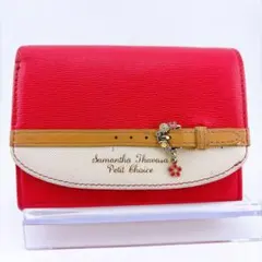 【サマンサタバサ プチチョイス 二つ折り財布 ピンク】