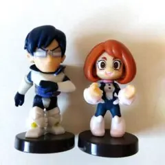 ★僕のヒーローアカデミア・フィギュア【未使用】飯田天哉・麗日お茶子・2個セット★