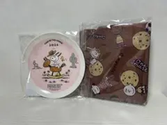 AOKI アオキ　スヌーピー プレート　エコバッグ