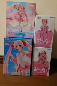 桜ミク フィギュア 4体セット - メルカリ