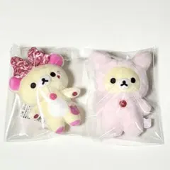 コリラックマいっぱいシリーズ ぶらさげぬいぐるみ 天使 うさぎ ヒョウ