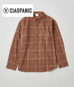 【CIAOPANIC】綿テンセルチェックシャツ/ネルシャツ/WEB限定カラー