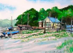 絵画427 油絵/街の風景/パリ/市場/F10号 絵画427 油絵/街の風景/パリ/市場/F10号 - メルカリ