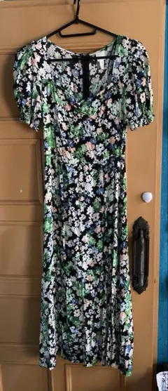 フラワープリント ワンピース H&M 花柄