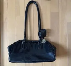 HAREブラック クロコダイル風 ショルダーバッグのサムネイル