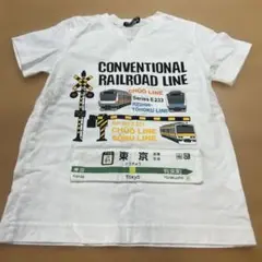 鉄道デザイン Tシャツ 120 電車