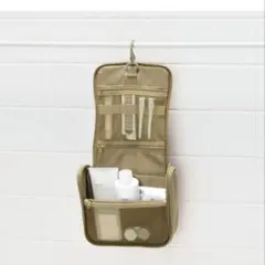 無印良品吊るして使えるトラベルポーチ ベージュ