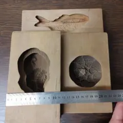 ☺*︎様 木型　和菓子　鶴亀と松、ボタン、鯉