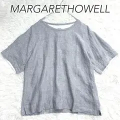 美品 マーガレットハウエル リネン バンドカラー 半袖シャツ ブラウス 楽天市場】リネン（ブランドマーガレットハウエル）（シャツ