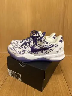 あ*お様 Nike Kobe VIII Protro 7.5 ホワイト/パープル | Mercari