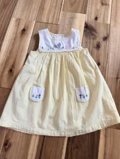 Baby Boden ノースリーブワンピース イエロー刺繍のサムネイル