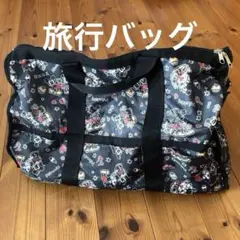 ディズニー ミッキー ミニー柄 ボストンバッグ 修学旅行 旅行バッグ 女の子 黒