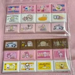 サンエックス＆サンリオ チョコレート風ブロックシールのサムネイル