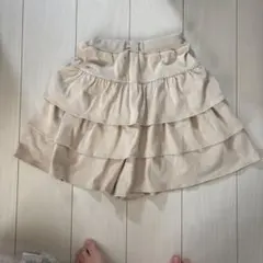 COMME CA ISM フリル付きキュロット140