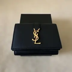SAINT LAURENT 三つ折り財布 ブラックのサムネイル