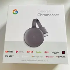 【未開封】Google Chromecast 正規品 第三世代 2K対応 Google Chromecast 第三世代 2K対応 GA00439-JP Amazon.co.jp