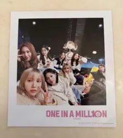 TWICE 映画 入場者特典プレゼント 第3弾 ONE IN A MILL10N