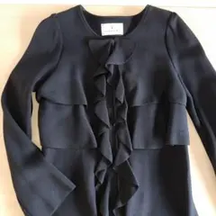 【美品】フォーマル長袖ワンピースブラック