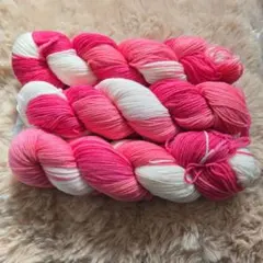 メリノウール毛糸　300g　編み物　マルチカラー　グラデーション