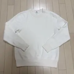 ウォッシャブルミラノリブクルーネックセーター ニット