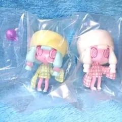 ウイルスイーツ マシュマロ&カラフルマシュマロ2点セット ミニフィギュア1個付き