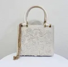 ZARA サテン風フェイクパールバッグ - メルカリ