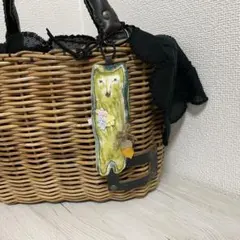 森のくまちゃん ミナペルホネン ハンドメイドぬいぐるみチャーム