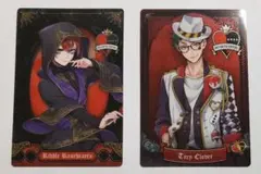 ツイステ ハーツラビュル リドル トレイ メタルカード ウエハース