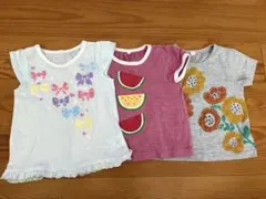 女の子 夏用トップス 3枚セット 90cm イオン