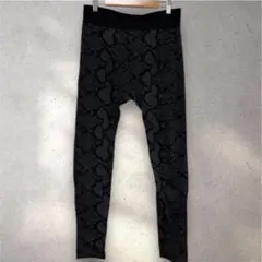 【美品】Britt's Knits 裏起毛 レギンス スネーク柄 M/Lサイズ